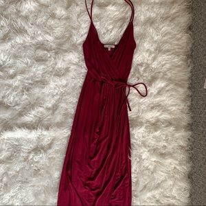 Cute maroon strappy dress ❤️❤️